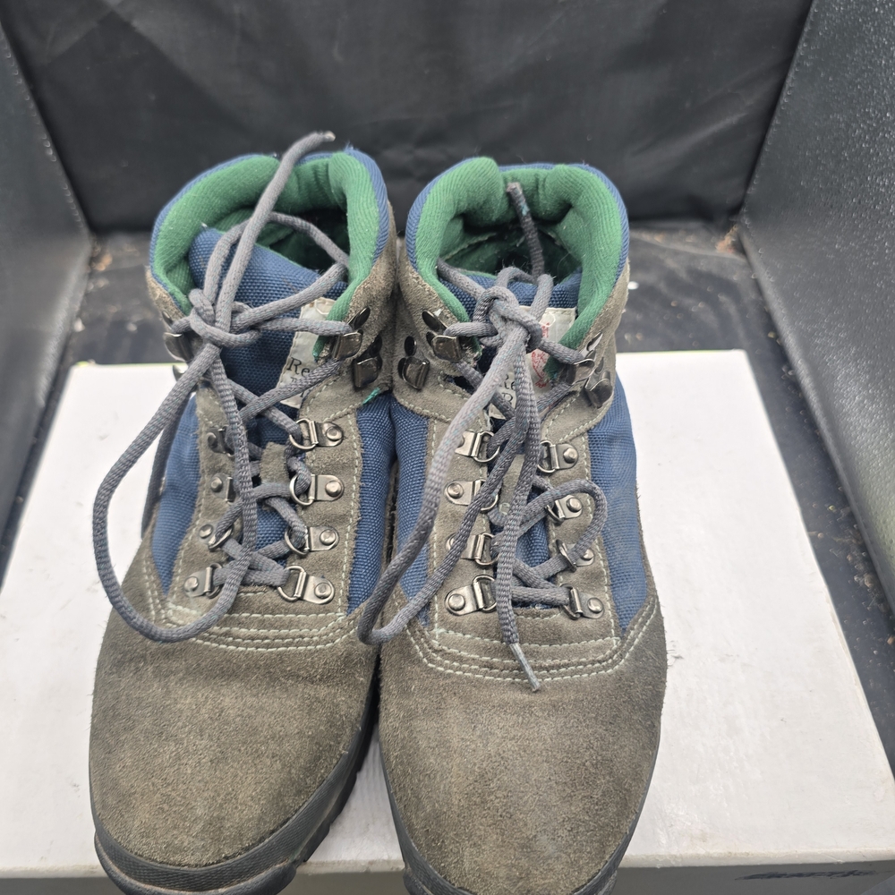 Men's Green and Blue Hiking Boots